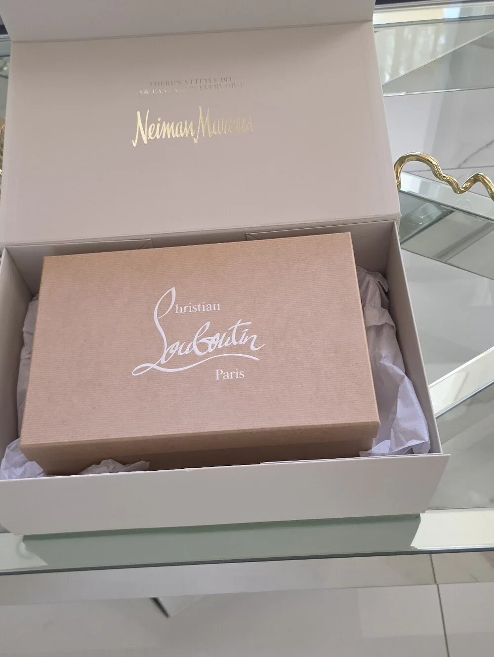 Christian Louboutin Black Patent Peep-Toe Pumps with Red Toe Cap. Size 39/5